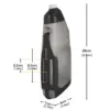 Fahrrad Aerodynamische Wasserflasche Halterung Set 600 ml Fahrrad Wasserflasche Fahrrad Wasserflasche für Radfahren & Sport 5