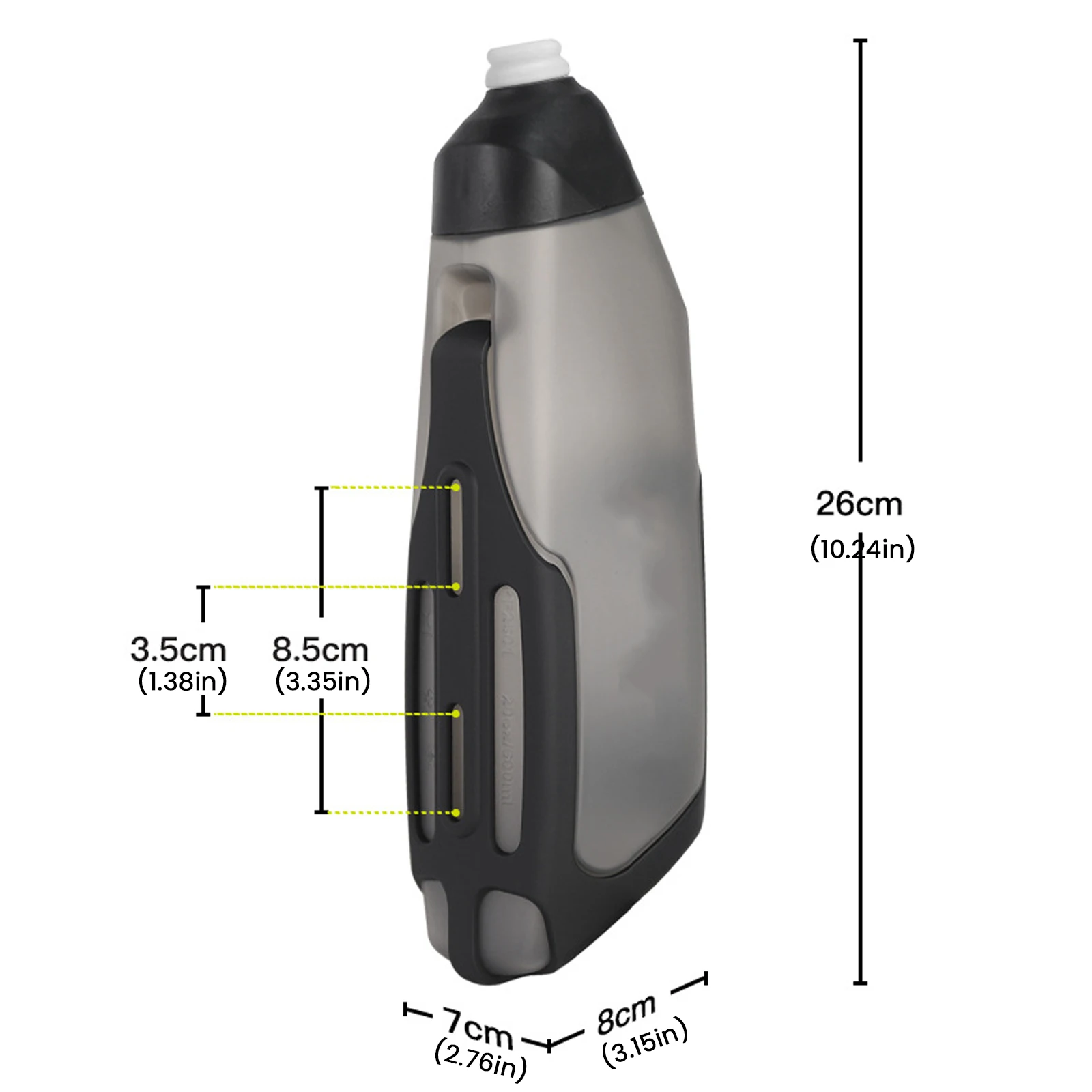 Fahrrad Aerodynamische Wasserflasche Halterung Set 600 ml Fahrrad Wasserflasche Fahrrad Wasserflasche für Radfahren & Sport 5