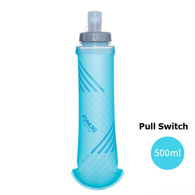 AONIJIE 250 ml 500 ml weiche Flasche, zusammenklappbar, faltbar, TPU, BPA-frei, zum Laufen, Trinkrucksack, Hüfttasche, Weste SD09 SD10 5