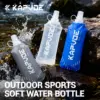 Kapvoe Neue Faltbare Weiche Wasserflasche Tragbare Sport-Trinkflasche Outdoor-Hydrationsausrüstung für Radfahren Laufen Wandern Camping 2