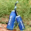 AONIJIE 250 ml 600 ml faltbare Silikon-Weichflasche, Wasserflasche für Outdoor-Sport, Reisen, Laufen, Wasserkocher, Trinkrucksack, Tasche, Weste 5