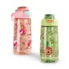 550 ml Kinder-Wasserflasche mit Cartoon-Tier und Sicherheitsschloss, tragbarer, auslaufsicherer Strohhalmbecher für Outdoor-Camping-Reisen