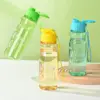 650 ml transparente und tragbare auslaufsichere Shaker-Sportwasserflasche mit Deckel für Schule, Fitnessstudio, Reisen, Mädchen, Jungen, BPA-frei 4