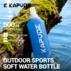Kapvoe Neue Faltbare Weiche Wasserflasche Tragbare Sport-Trinkflasche Outdoor-Hydrationsausrüstung für Radfahren Laufen Wandern Camping 3