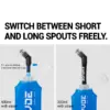 Kapvoe Neue Faltbare Weiche Wasserflasche Tragbare Sport-Trinkflasche Outdoor-Hydrationsausrüstung für Radfahren Laufen Wandern Camping 6