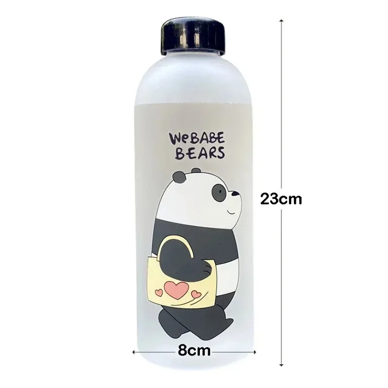 1-8 Stück 1000ml Protein-Shaker-Flasche im Panda-Design mit Strohhalm, auslaufsicher, für Fitness-Workouts, Sport und zum Mixen von Nahrungsergänzungsgetränken 6