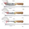 1/3-teiliges Küchenmesser-Set, mit Lederscheide, Edelstahl-Knochenentferner, Küchenmesser zum Fleisch schneiden und Kochen. 6