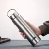 1pc Große Kapazität Edelstahl Sport Wasser Flasche Einschichtige Robuste Wasser Tasse Metall Flasche Drink Camping Sport gym 2