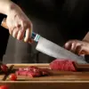 Kochmesser, 67-Lagen Damaszener Stahl Blauer Griff Multifunktionales VG-10 Damaszener Küchenmesser Mit Schwarzer Geschenkbox 2