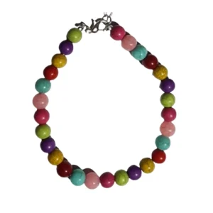 Kunstkunstperlenarmband Bunt – Farbenfroher Perlencocktail