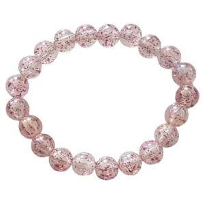 Kunstperlenarmband Rosa – Zartes Funkelspiel