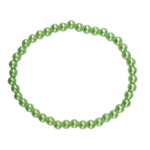 Kunstkunstperlenarmband Hellgrün – Zarter Glanz