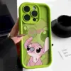 Süße Disney Pink Stitch Paar Handyhülle für iPhone 11 12 13 14 15 Pro Max X XR XS MAX 8 7 Plus Silikon stoßfeste Hüllen Abdeckung 6