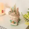 Märchen Mädchen Pflanzer für Sukkulenten Luft Pflanzen Harz Blumentopf Tischplatte Ornament Fee Garten Figuren Hausgarten Dekor 6