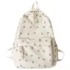 Koreanische Student Schule Rucksack Floral Weiß Schule Taschen Für Teenager Mädchen Nette frauen Rucksack Marke Buch Tasche Nylon Rucksack