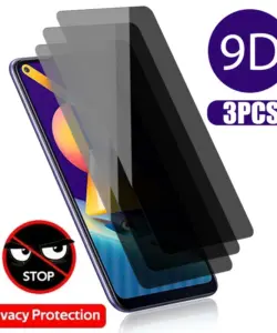 3PCS Privatsphäre Screen Protector Für Samsung S21 S20 FE A13 A52S A32 A22 A73 A53 A33 A23 5G Anti-spion Glas Für Samsung A12 A31 A51