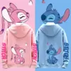 Disney Stitch verschiedene Paar-Outfits für Damen und Herren, lässige Sweatshirts, Kapuzenjacken und Kleidung