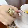 Ring Goldene Tiger Rebel Edlen Schmuck Für Frauen Männer, 2022 Marke Neue Persönliche Glück Geschenk In 925 Sterling Silber 4