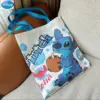 Einkaufstasche mit Disney-Stich-Print, Umhängetasche mit großer Kapazität, lässige Damen handtasche für den Einkauf in der Arbeits schule 1