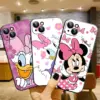 Lilo Baby Disney Stich für iPhone 14 13 12 Mini 11 xs Pro max x xr 8 7 6 plus weiche schwarze Handy hülle Abdeckung