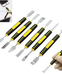 6 stücke Hand Werkzeuge Set Telefon Reparatur Tools Kit Demontage Klingen Pry Eröffnung Werkzeug Metall Brecheisen Zerlegen Kit Telefon Spachtel