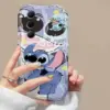 Niedlicher Cartoon-Stich 3d Wellen etui für Samsung A73 A72 A71 A55 A54 A53 A35 A34 A33 A25 A24 A23 A15 A14 A13 A05 A04 A03 4G 5G Abdeckung 4