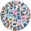 50 stücke Disney Cartoon Kawai Stich Aufkleber für Laptop Telefon Koffer Tagebuch Gitarre Graffiti wasserdichte Aufkleber Aufkleber Kinder Spielzeug 5