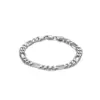 Punk 925 Sterling Silber 4/6mm 8 Zoll Figaro Kette für Männer einfache Frauen Hip Hop Armband Schmuck Party Zubehör Großhandel 3