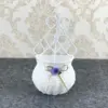 Hängende Blumen korb Gartenparty handgemachte DIY Vase Kleinigkeiten Veranstalter Wand künstliche Rattan Wohnkultur Töpfe 2