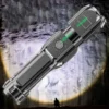 4 Beleuchtungs modus starke LED-Taschenlampen Teleskop Zoom taktische Taschenlampe USB tragbare Scheinwerfer Langstrecken-Camping Taschenlampe 2