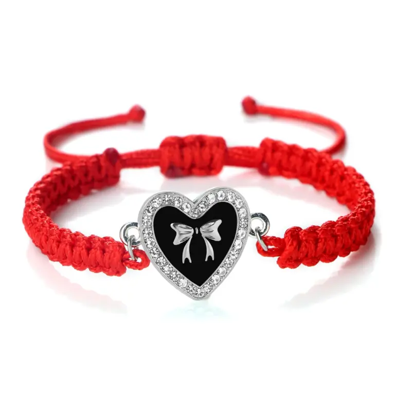 Mode Geflochtene Handgemachte Seil Armreifen Liebhaber Armbänder Für Frauen Männer Valentinstag Geschenk Gebet Schmuck Anhänger Yoga Glück Liebe