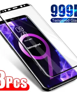 3 Stück gebogenes gehärtetes Glas für Samsung S23 Ultra S22 S21 S20 S10 S9 S8 Plus Displayschutzfolie für Samsung Note 20 Ultra 10 9