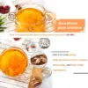 BOZZH Transparent Glas Suppe Topf Haushalt Küche Gemüse Salat Schüssel Verdicken Flamme Explosion-Proof Kochen Topf Kochgeschirr 5