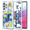 Disney Stitch funkelnde Handy hülle für Samsung Galaxy A22 A52 A32 A21s A31 A50 A50S A71 A72 A12 A51 4g 5g klare Silikon hülle 6