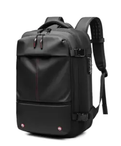 Männer Reiserucksack Vakuumkompression 17-Zoll-Laptop-Rucksack Business Schulrucksack mit großer Kapazität Erweiterter Wanderrucksack