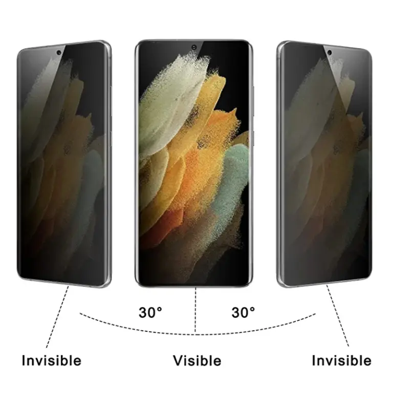 3 Stück Anti-Spion-Hydrogel-Film Displays chutz folie für Samsung Galaxy S21 S20 S22 S23 Ultra Note 20 10 fe S10 plus S10e Datenschutz folie 2