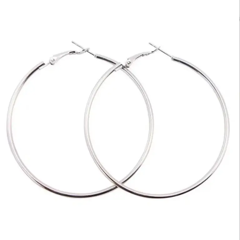 6 Paar Mode Creolen Set für Frauen Silber Farbe runden Kreis Ohrring Ohr stecker weibliche trend ige Damen Party Schmuck Geschenk 6