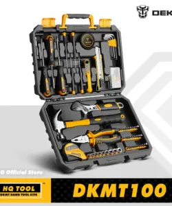 DEKO werkzeug sets Holz werkzeuge Multi tool mit Werkzeug Box holzbearbeitung Buchse set und drehmomentschlüssel DKMT Serie Hand werkzeug sets edc