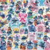 50 stücke Disney Cartoon Kawai Stich Aufkleber für Laptop Telefon Koffer Tagebuch Gitarre Graffiti wasserdichte Aufkleber Aufkleber Kinder Spielzeug