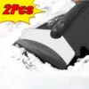 1/2pcs Auto Schnees chaufel Winter Windschutz scheibe Abtauen Eiskra tzer Werkzeug Edelstahl Auto Windschutz scheibe Schnee räumer Autozubehör