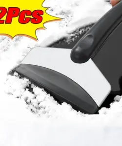 1/2pcs Auto Schnees chaufel Winter Windschutz scheibe Abtauen Eiskra tzer Werkzeug Edelstahl Auto Windschutz scheibe Schnee räumer Autozubehör