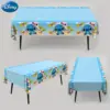 Disney Stitch Tischdecke Cartoon Stich Muster Kinder geburtstags feier Tischdecke wasserdicht Pe Material Cartoon Tischdecke