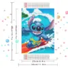 Disney DIY 5D Diamant Malerei Cartoon Lilo & Stitch Diamant Stickerei Mosaik Kunst Strass Home Decor Kinder Geschenk 3