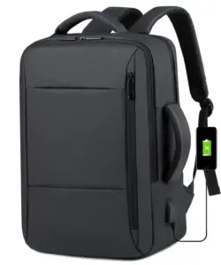 Männer große Kapazität Rucksack USB-Lade-Laptop-Bagpack wasserdicht Business-Reise-Rucksack Gepäck tasche mochila