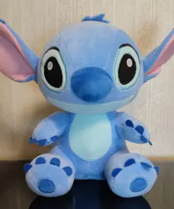 Heiße Disney Cartoon blau rosa Stich Plüsch Puppen Anime Spielzeug Lilo und Stich Stich Plüsch Stofftiere Weihnachts geschenke für Kinder