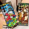 Disney stich mickey silikon schwarz telefon hülle für samsung galaxy s24 s23 s22 s21 s20 fe s10 s9 s10e s8 plus ultra lite 5g 3