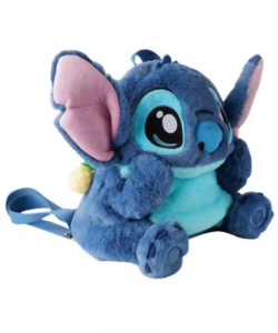 100% echte Disney Cartoon Plüsch Spielzeug Stich Stoff ausgestopfte Puppe Umhängetasche süße & süße Erdbeer bär weiche Mädchen Handtasche