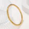 1 Stück leichtes Luxus temperament Edelstahl Gold und Silber altes Erbe verblasst nicht einfaches einfaches Gesicht Armband 3