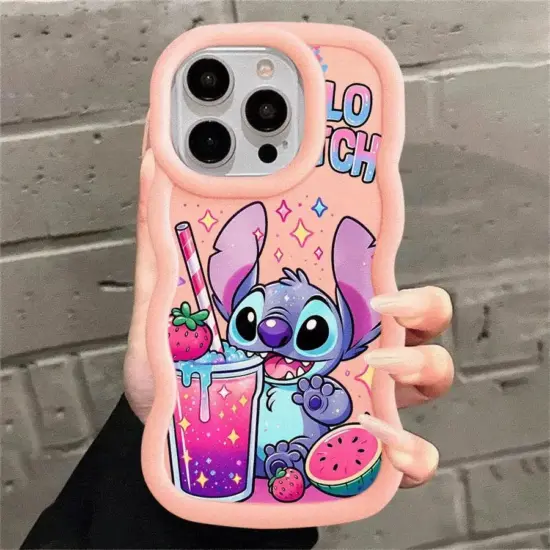 Disney Stitch Niedliche Handyhülle für Xiaomi Redmi Note 13Pro 12 8 13 12Pro 9 10 Lite 10Pro 11 Pro Plus 9S Stoßstangenabdeckung 5