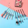 7 stücke Stich Make-up Pinsel Set Cartoon Stich tragbare Handheld kosmetische Spiegel Kamm Stich Make-up Pinsel Set Anime Peripherie Geschenk 3